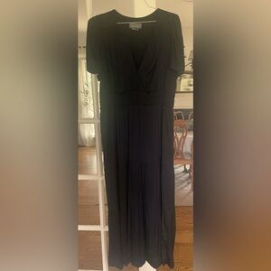 Anthropologie Black Somerset Dress